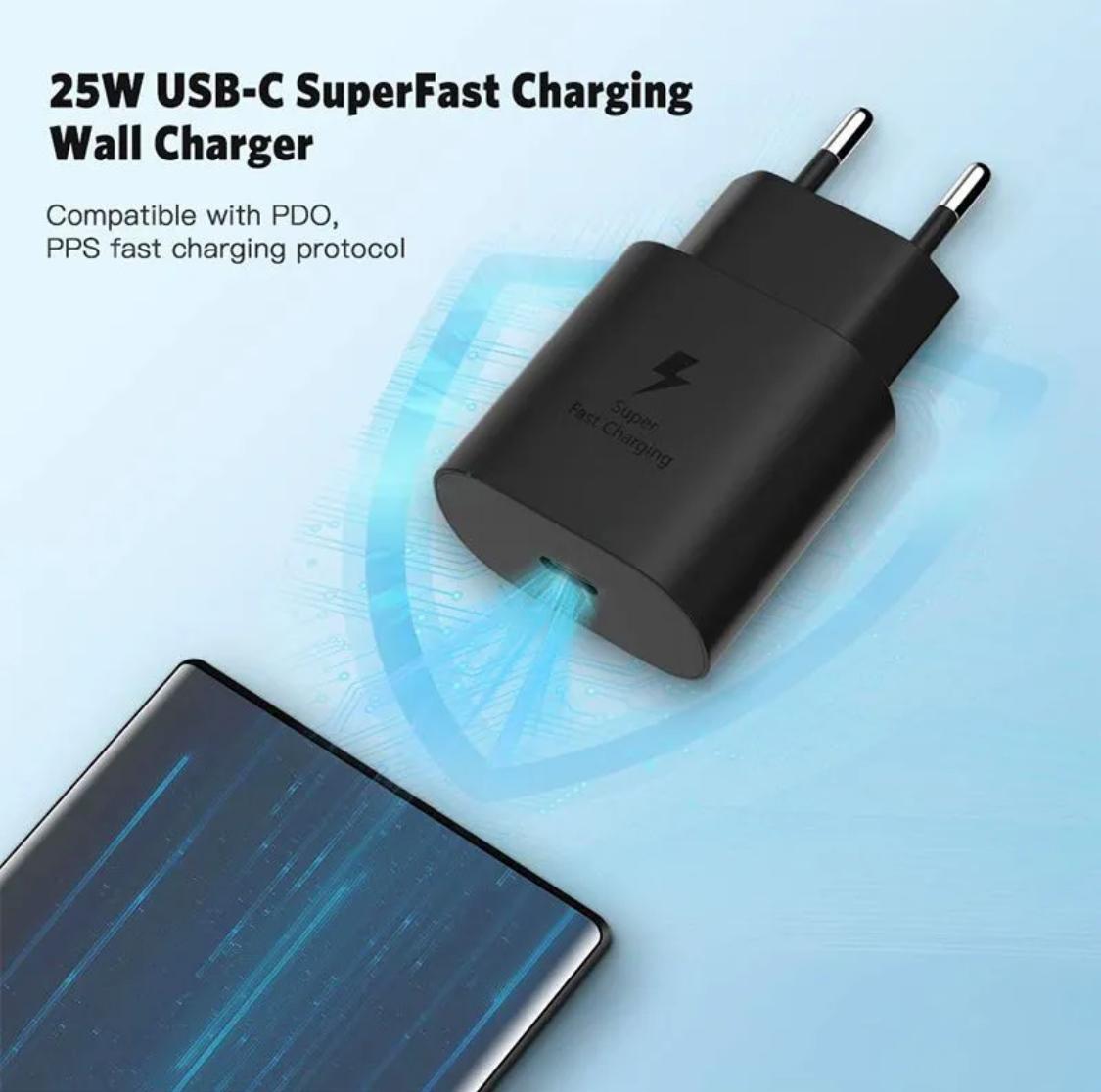 Samsung 25W USB-C Super Fast Charger PD Adapter