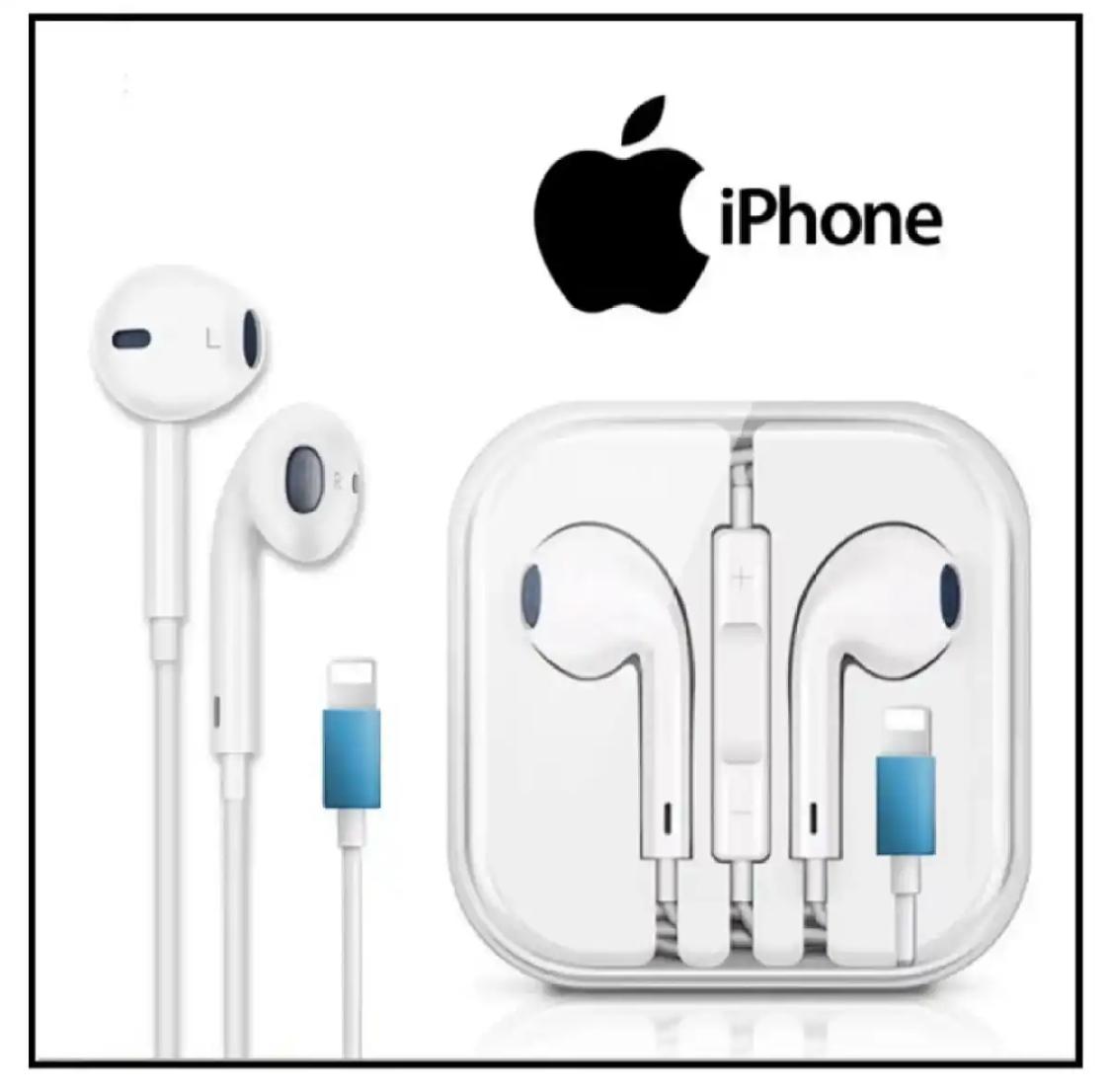 Lightning Wired Earphones for iPhone – Hi-Fi Stereo Headset with Mic