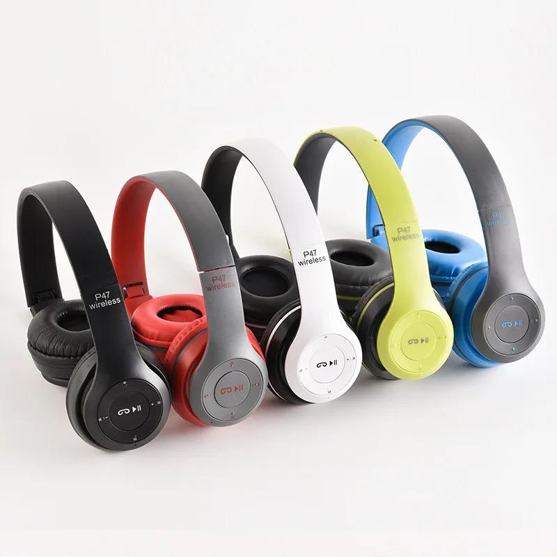 P47 Wireless Bluetooth Stereo Headphones with Mic & FM Radio