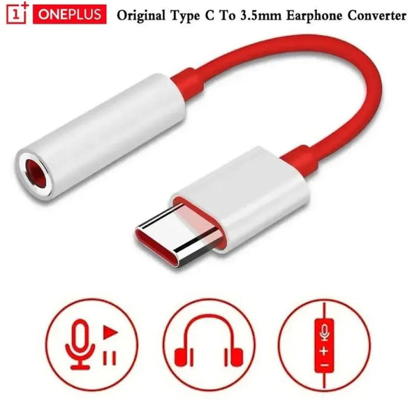 Type-C to 3.5mm Headphone Jack Adapter with DAC & Mic Support
